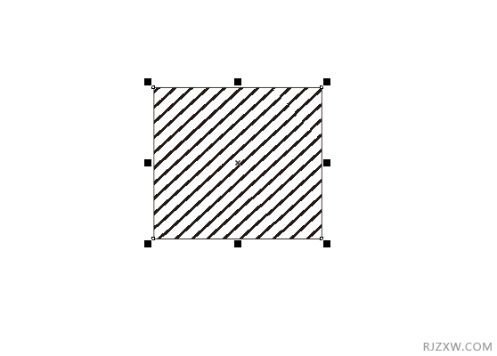 coreldraw2020矩形填充斜线的方法