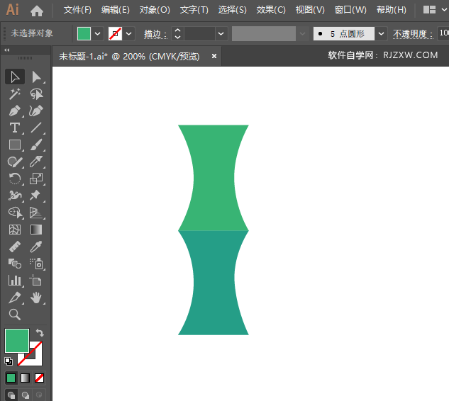 ai怎么画竹子盆栽图标