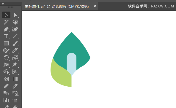 ai怎么画百荷盆栽图标