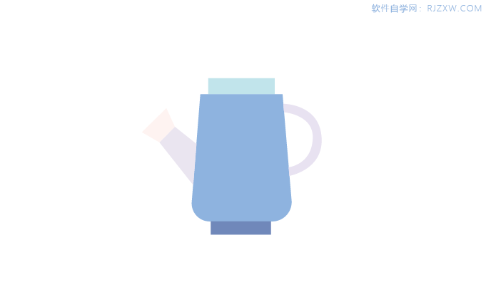 ai怎么画洒水壶的简易图