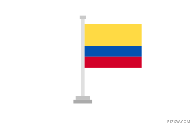 用CorelDRAW2020画一个哥伦比亚的旗帜
