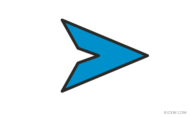 CorelDRAW2020设计一个发送图标