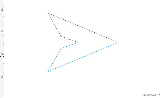 CorelDRAW2020设计一个发送图标