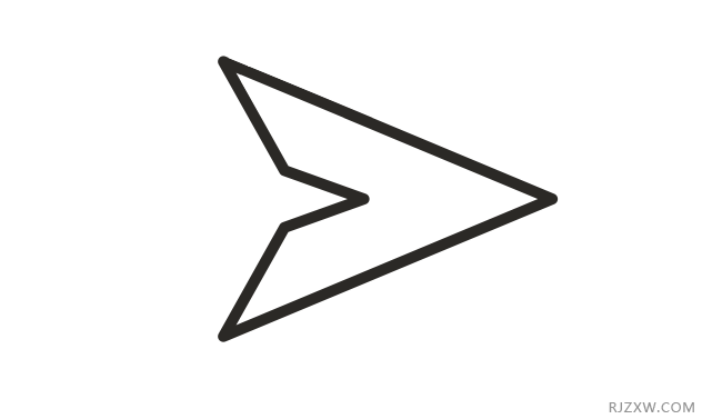 CorelDRAW2020设计一个发送图标