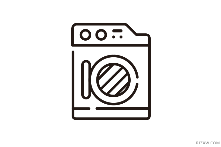 CorelDRAW2020怎么设计一个洗衣机简笔画图标