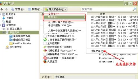 火狐浏览器快随对书签备份图文教程