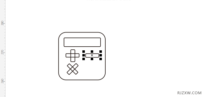 CorelDRAW2020画一个计算器图标
