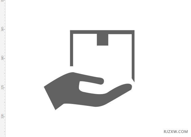 CorelDRAW2020画一个手托文件图标