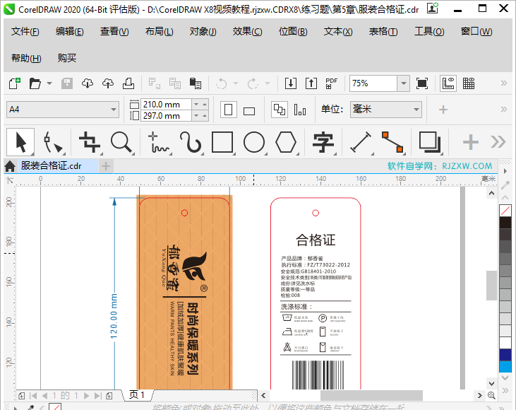 CorelDRAW2020怎么导出PNG格式图片