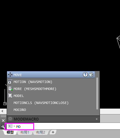 cad中mo是什么命令怎么使用