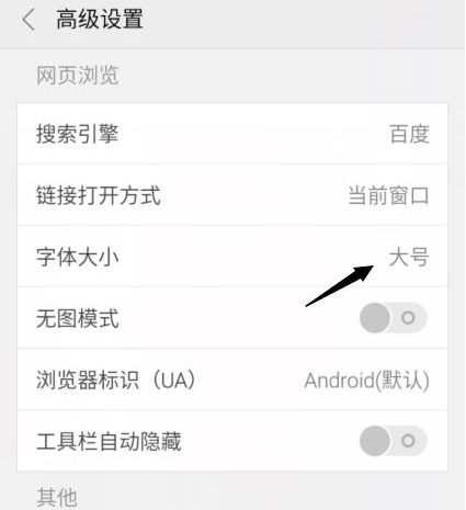 手机猎豹浏览器快速调节猎豹浏览器字体图文教程