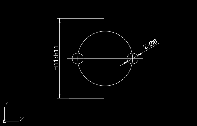 cad怎么标注H11比h11的方法