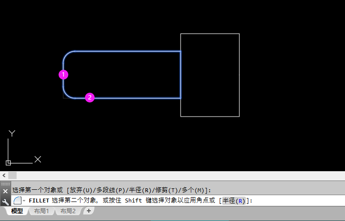 CAD倒圆角的R是什么意思怎么用