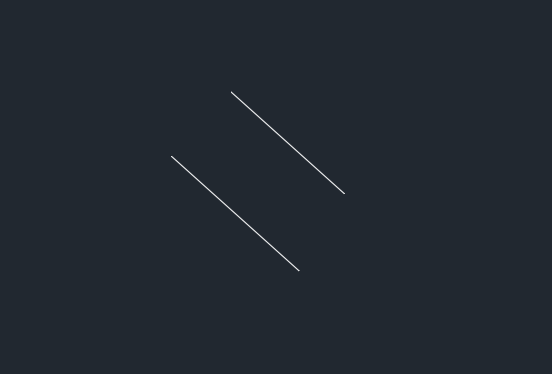 CAD中怎么找平行关系