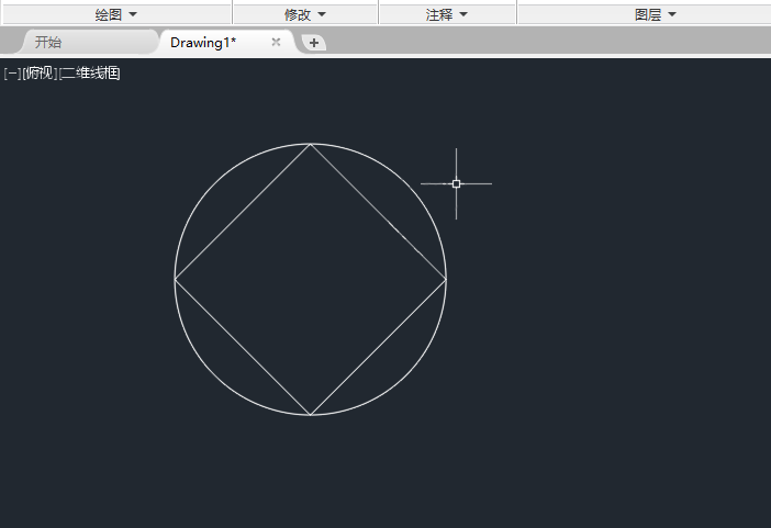 cad中怎么找到象限点