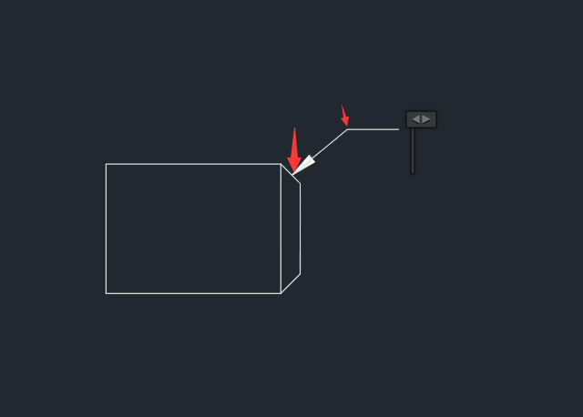 cad标注带箭头引线