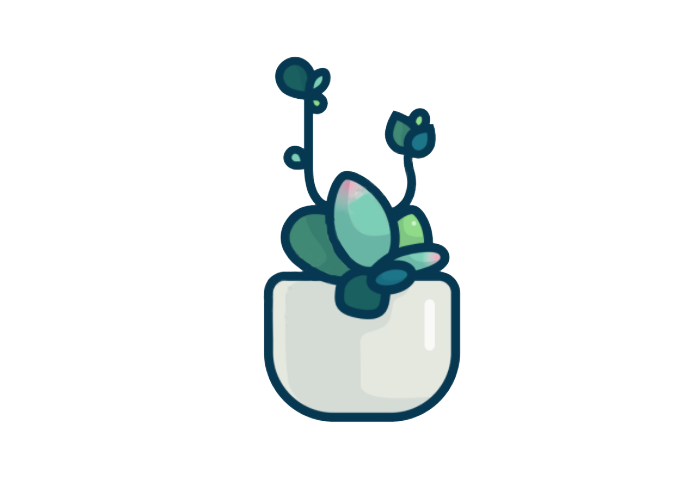 ai怎么画多肉植物插画