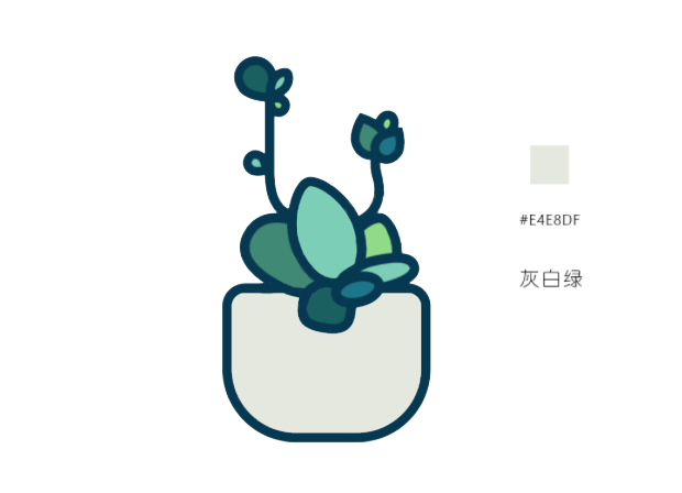 ai怎么画多肉植物插画