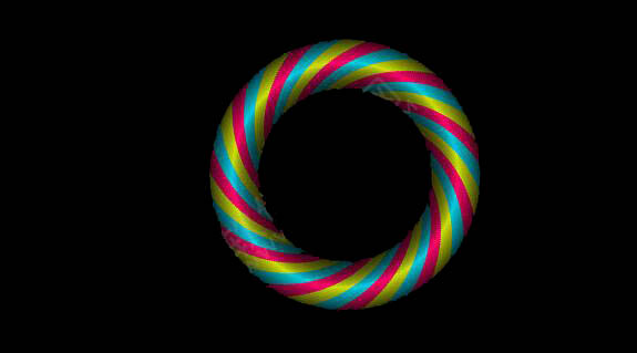 ai怎么制作彩色旋转圆环效果