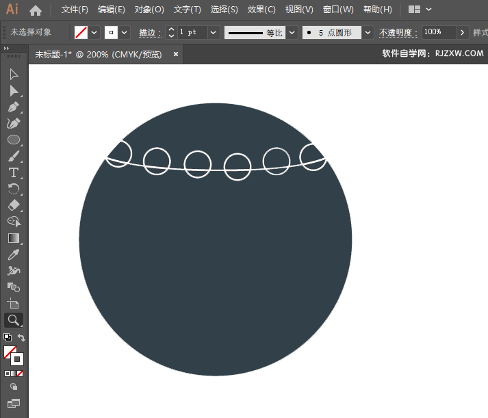 ai怎么画手机主题商店图标