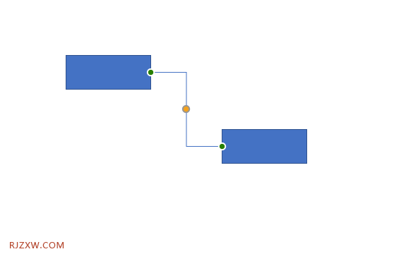PPT怎么画肋形连接线的方法