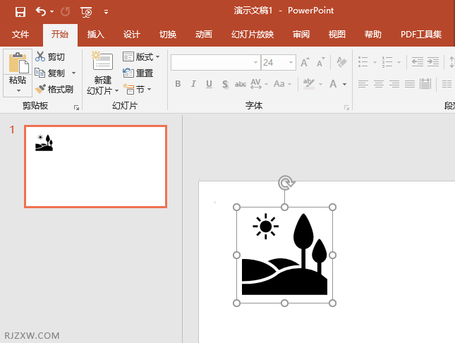 PPT怎么给对象加淡入视野效果