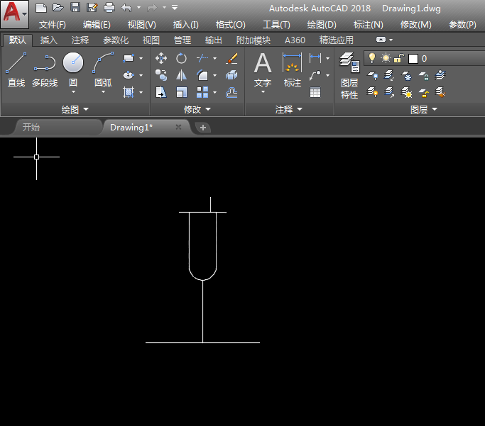 CAD自动排气阀图例的画法