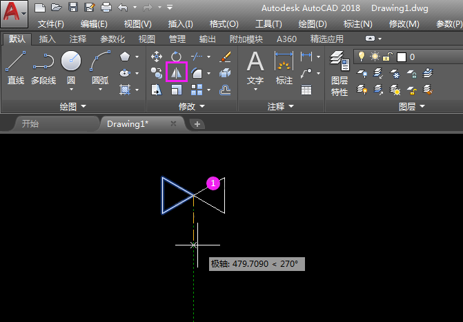 CAD定压差阀图例的画法