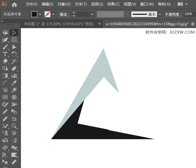 ai中怎么设计三角主题LOGO的方法