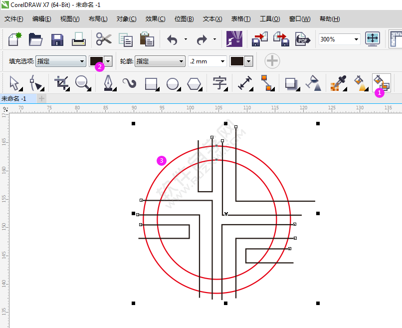 用CDR设计一个SDG英文的LOGO