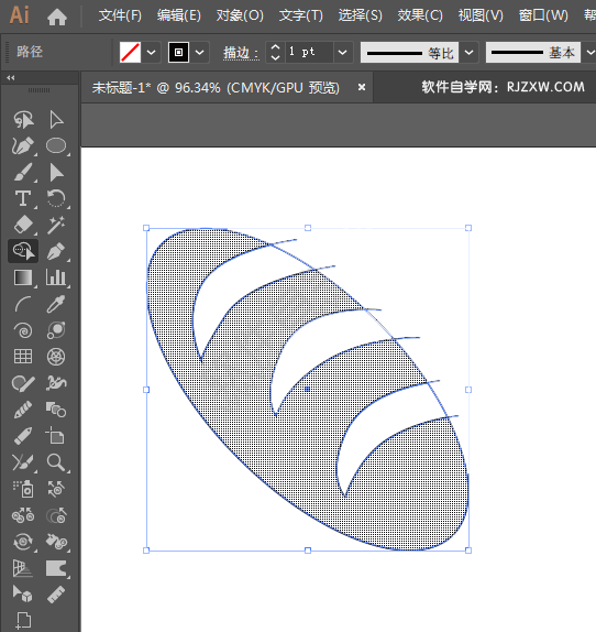 教你用AI画毛毛虫面包卡通图