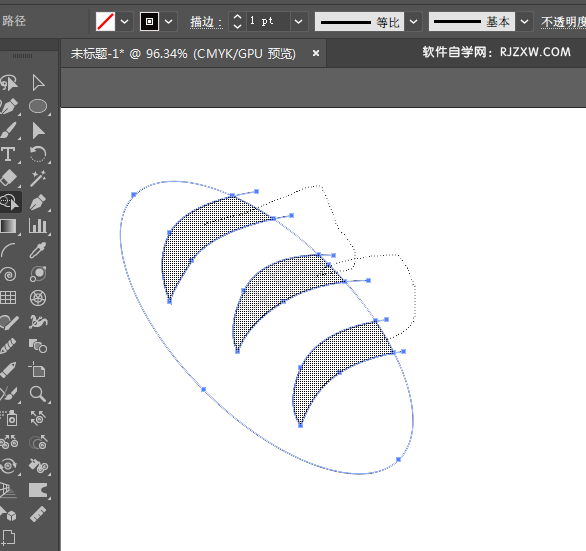 教你用AI画毛毛虫面包卡通图