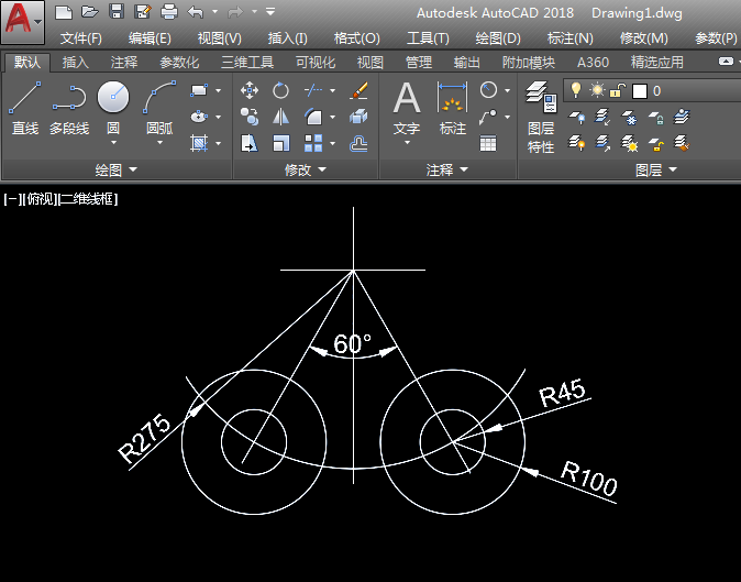 怎么用CAD圆画相切圆图形练习