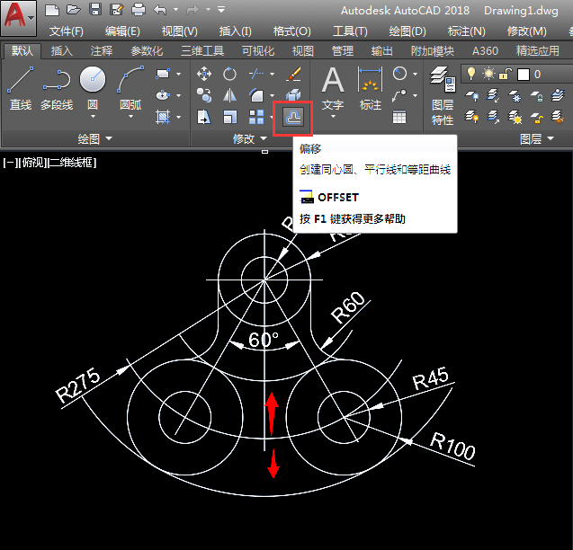 怎么用CAD圆画相切圆图形练习