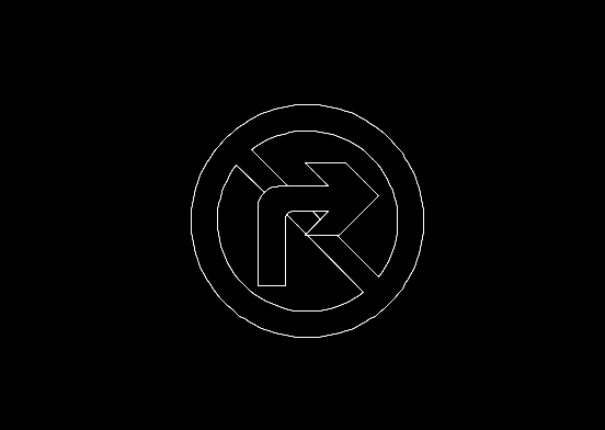 CAD里怎么画禁止右边弯图标