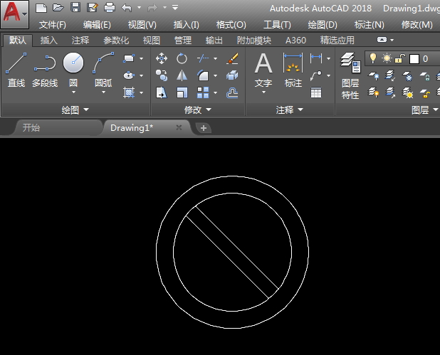 CAD里怎么画禁止右边弯图标