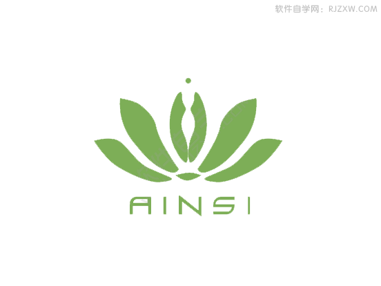 ai怎么设计AINSI商标