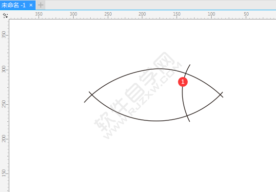 CDR画一条小鱼卡通图