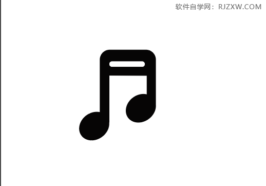 ai怎么画八分音符图标