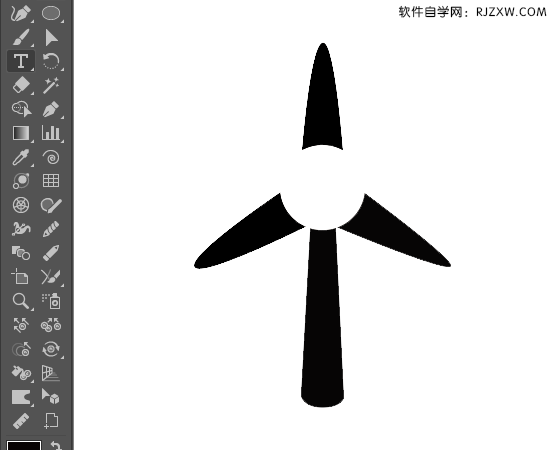 ai怎么画风机图标