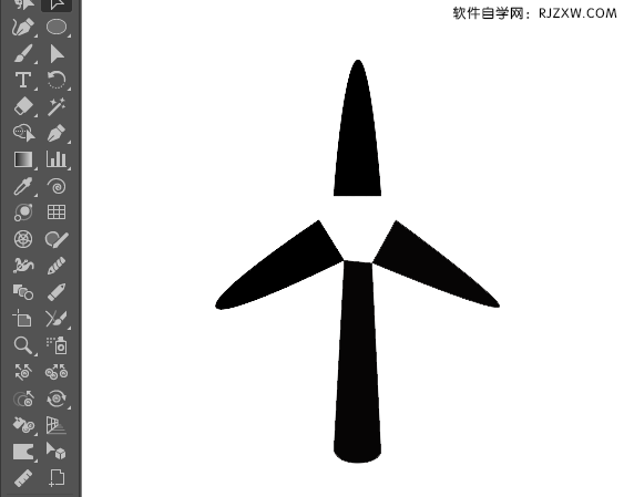 ai怎么画风机图标