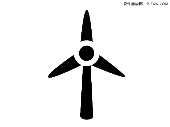 ai怎么画风机图标