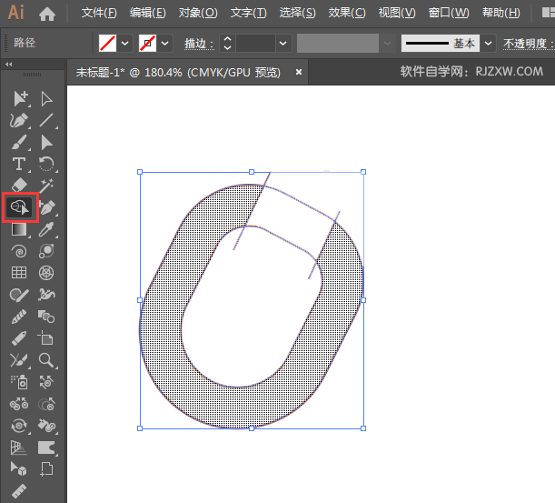 ai怎么画链链接图标