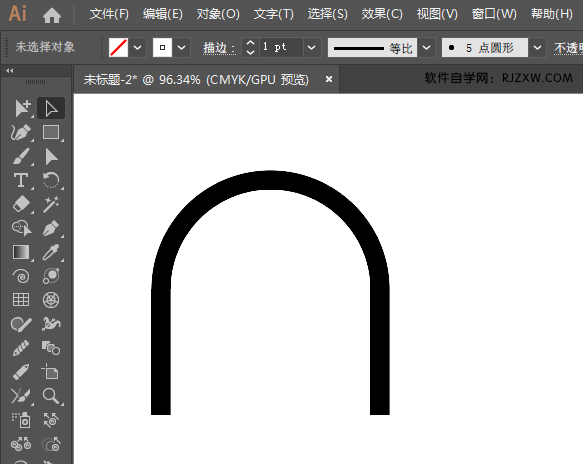 ai怎么画耳机标志图标
