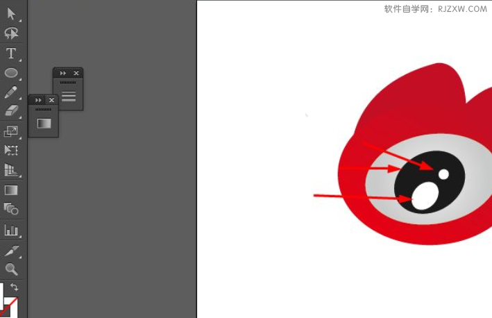 ai怎么画新浪LOGO