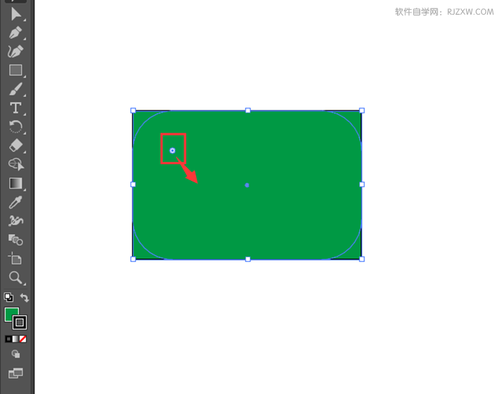 ai如何制作圆角矩形