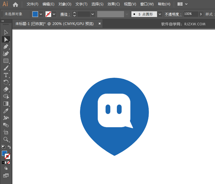 ai怎么设计陌陌LOGO