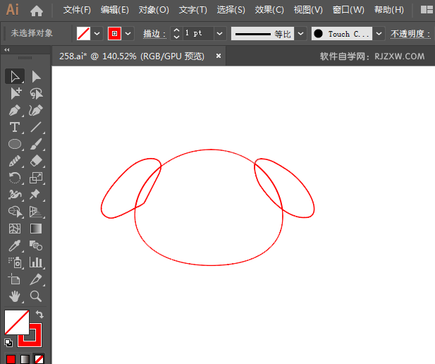 ai怎么画小狗头像