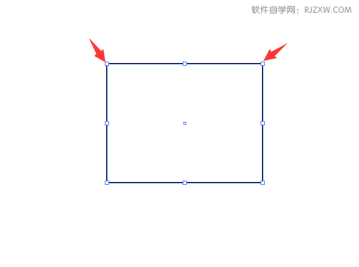 ai矩形怎么去掉一边