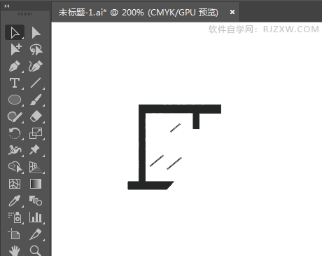 ai画禁止伸出窗外的牌子